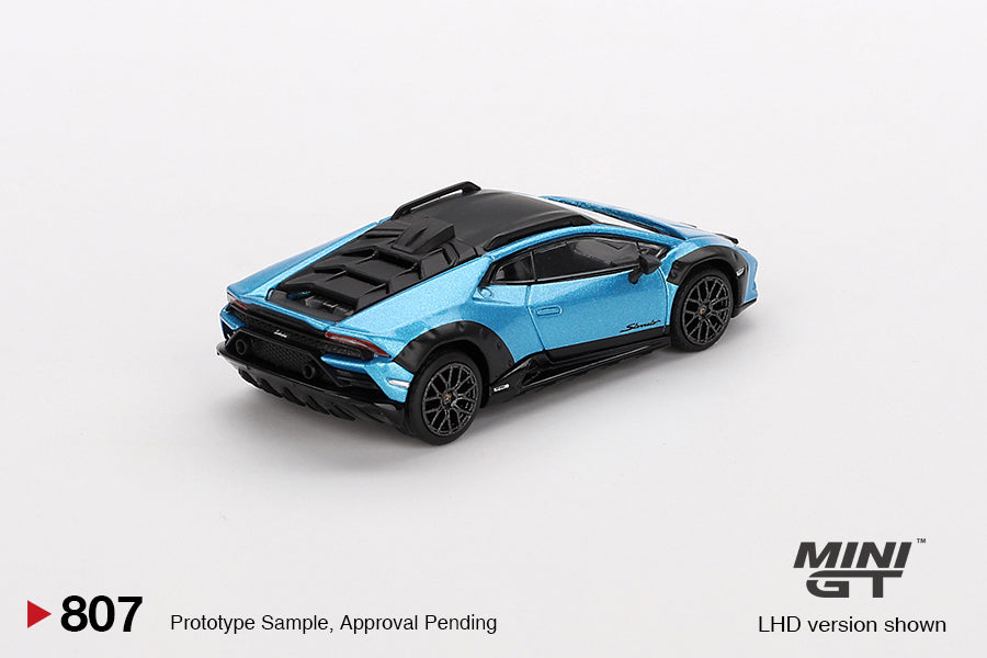 Mô hình xe Mini GT 1:64 Lamborghini Huracán Sterrato Blu Aegir - MGT00807