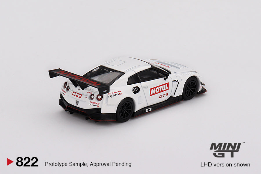 Mô hình xe Mini GT 1:64 Nissan GT-R NISMO GT3 White 2024 NISMO Festival Exclusive - MGT00822