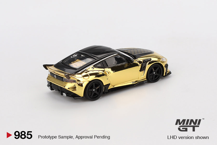 Mô hình xe Mini GT 1:64 Nissan Z VeilSide FFZ400 Gold Chrome - MGT00985