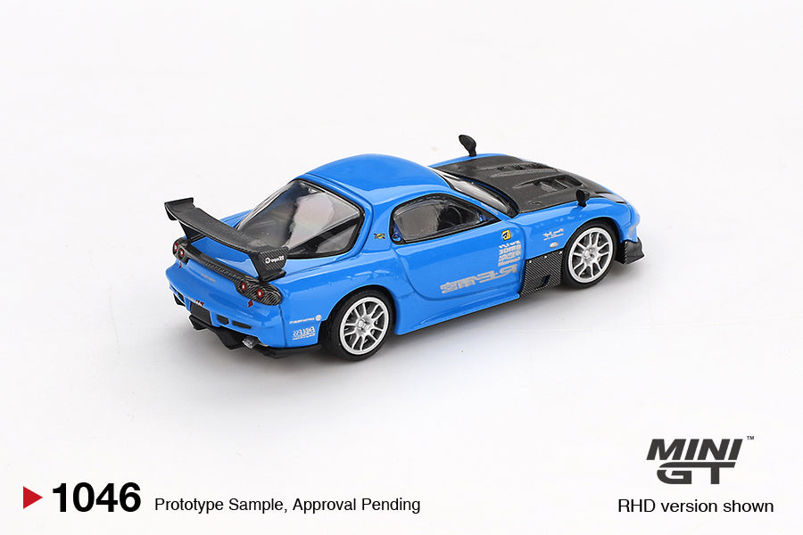 Mô hình xe Mini GT 1:64 Mazda RX-7 RE-Amemiya 20B NA 3ROTOR-7 “Ama-san Go” - MGT01046