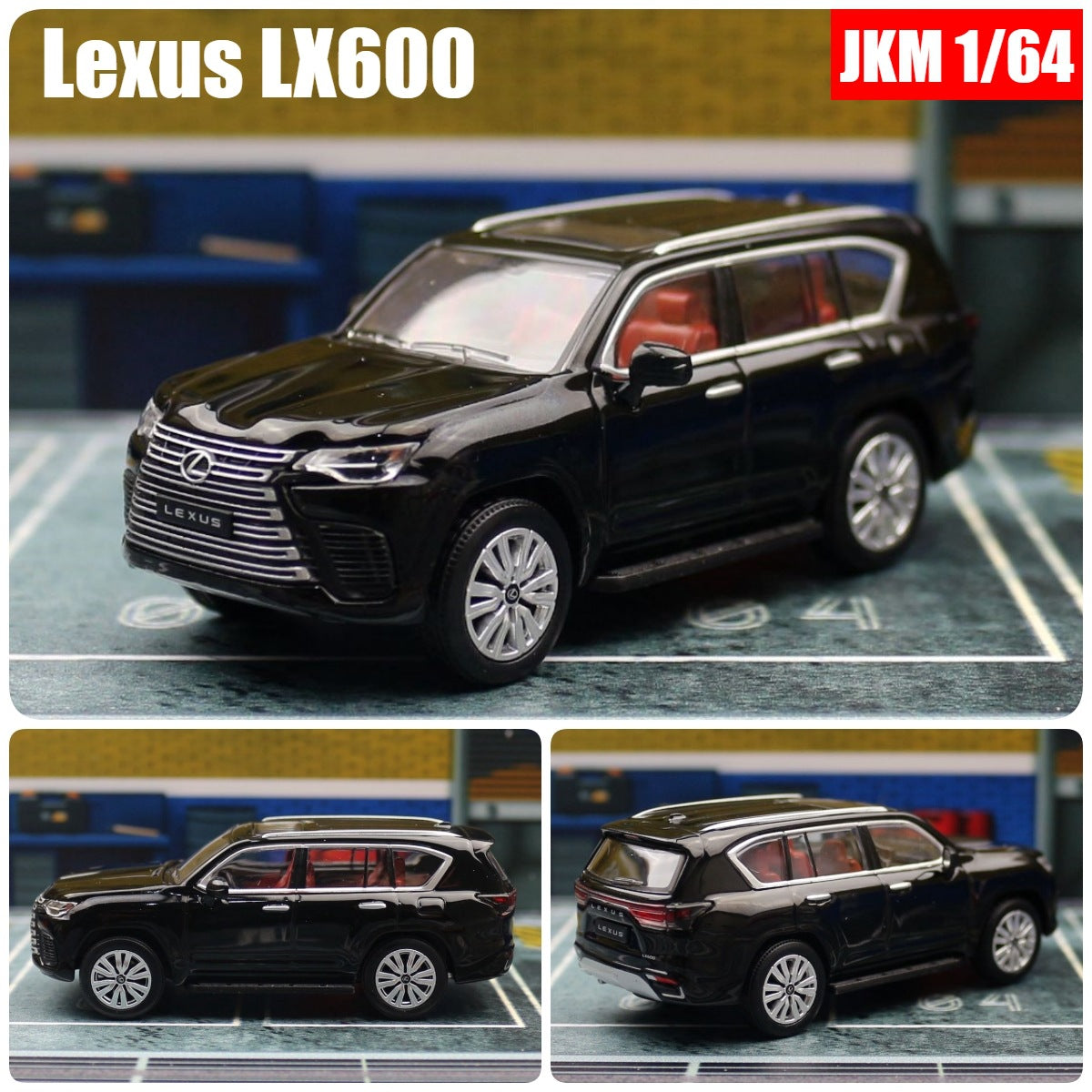 Mô hình xe JKM 1/64 Lexus LX600 2022