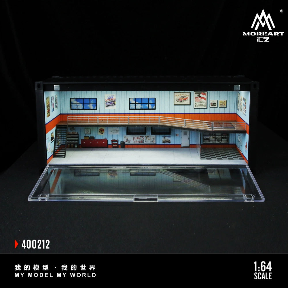 TimeBox x MoreArt Intitial D container bãi đỗ xe 1/64