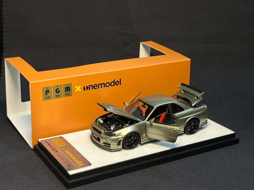 Mô hình xe PGM & One Model 1:43 Nissan Skyline Z-Tune in Millenium Jade Ordinary Version / PGM-430103A