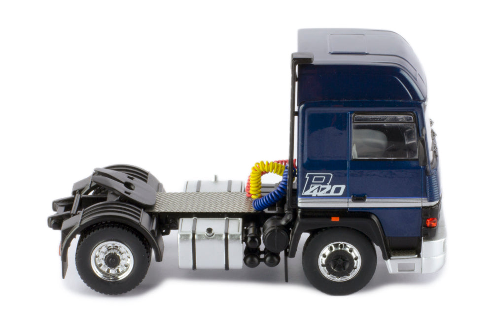 Mô hình xe đầu kéo IXO 1:43 Renault R420 1986 Metallic Blue - TR135.22