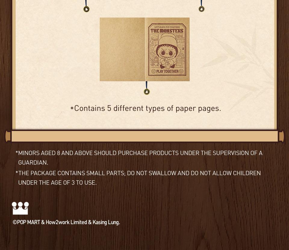 Pop MART THE MONSTERS Let 's Have Fun Together Series-Notebook