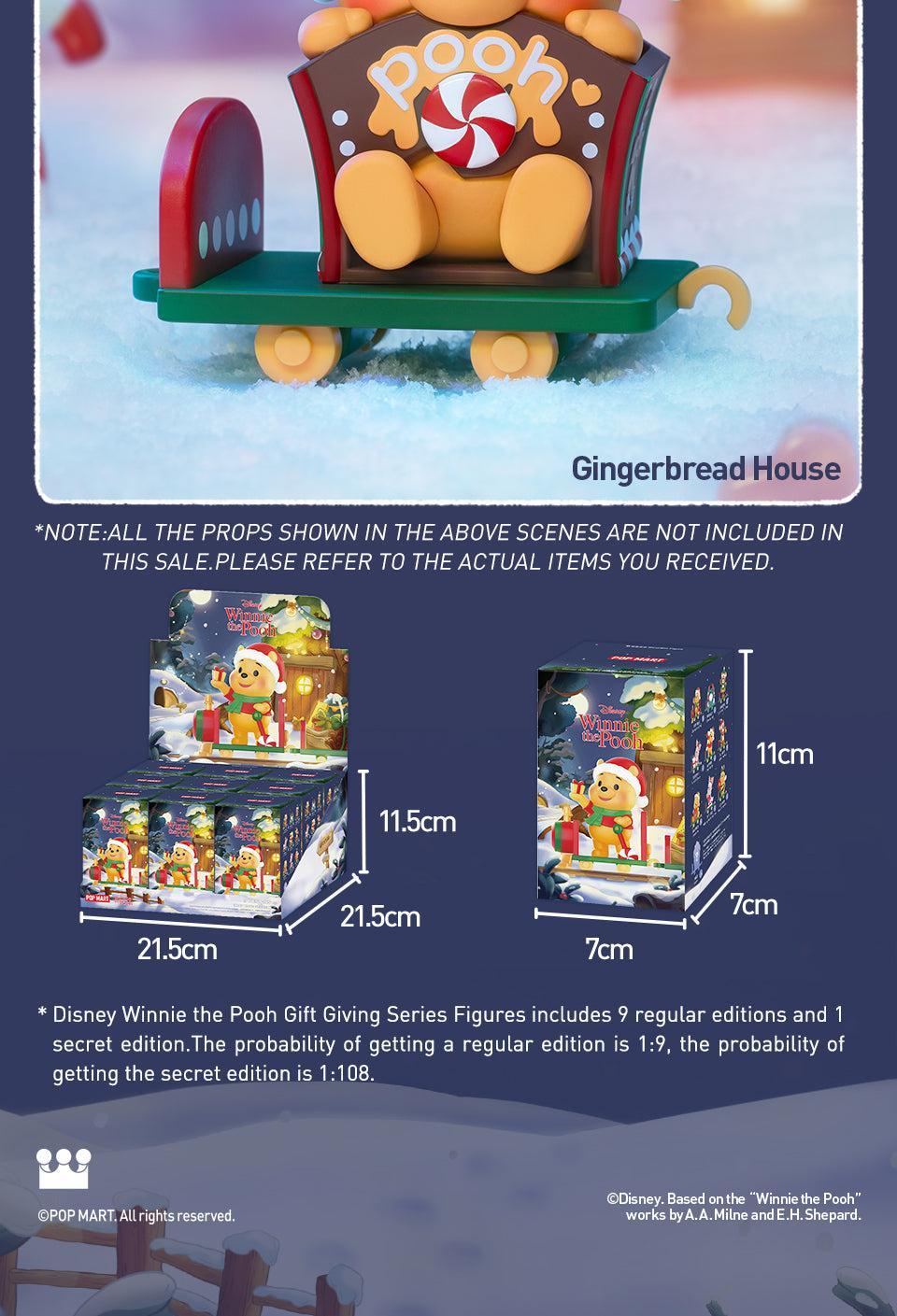 POP MART Disney Winnie the Pooh Gift Giving Series Figures Blind Box Action Toys Figure Birthday Gift Kid Toy