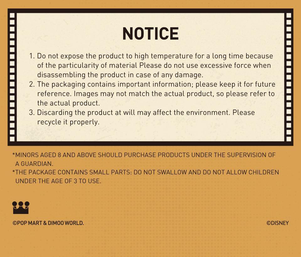 POP MART DIMOO WORLD × DISNEY Series-Phone Case for iPhone 15 Pro Max / 16 Pro/16 Pro Max