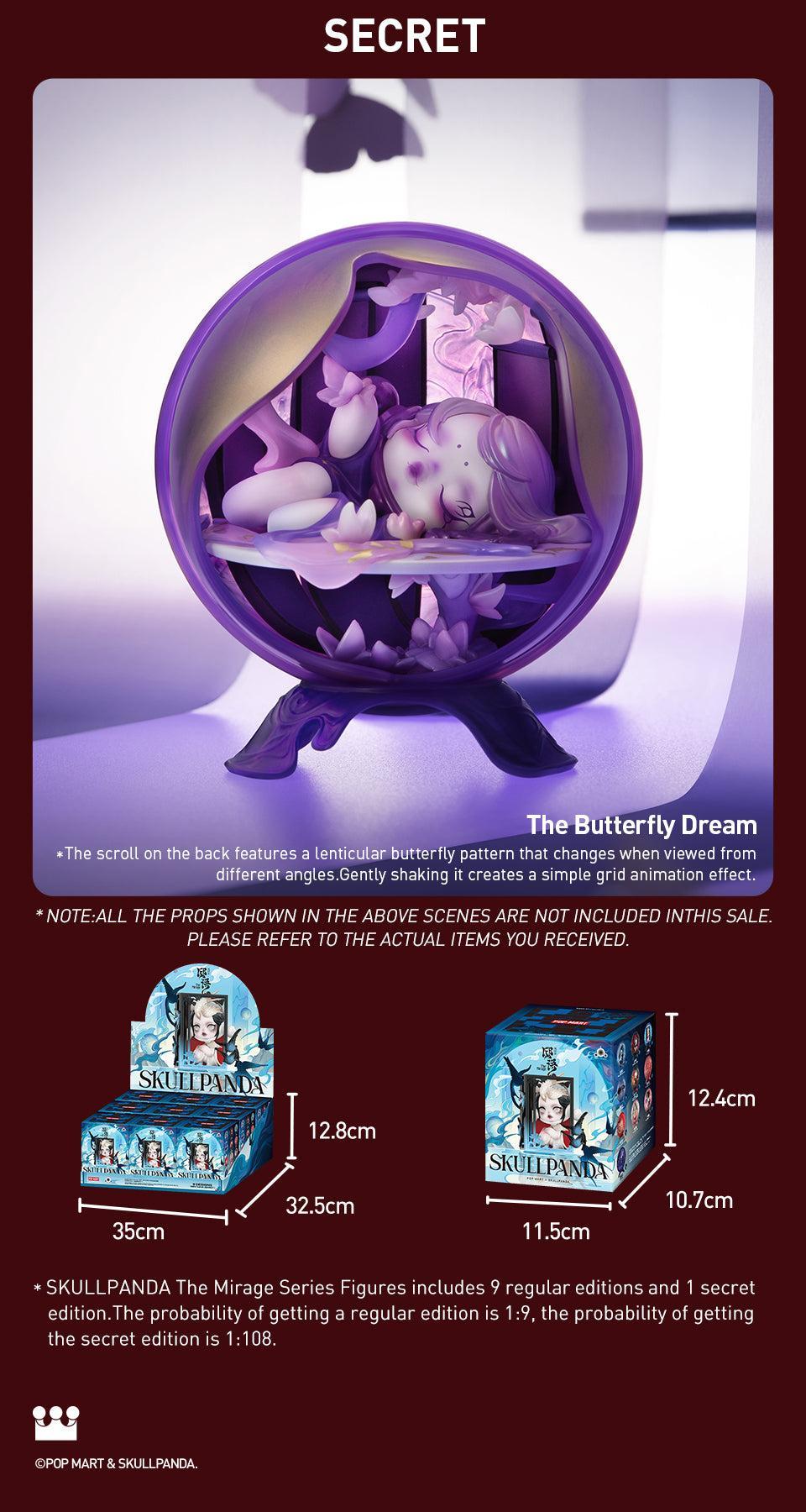 POP MART SKULLPANDA The Mirage Series Figures Blind Box Action Toys Figure Birthday Gift Kid Toy