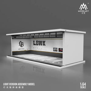 MOREART 1:64 Sa bàn Showroom Liberty Walk LBWK | Mô hình Diorama mã MO914023