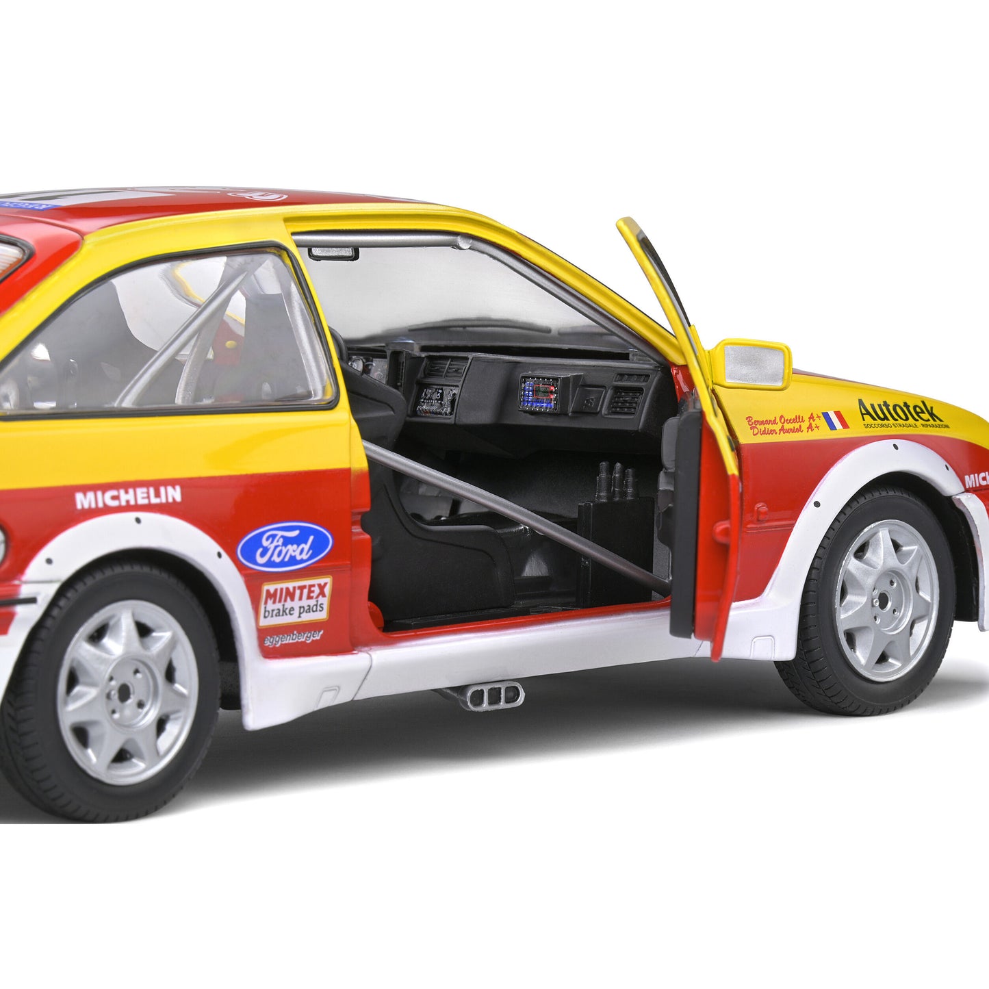 Mô hình xe Solido 1/18 Ford Sierra Cosworth RS – Tour de Corse – 1987 – #11 Auriol/Occelli