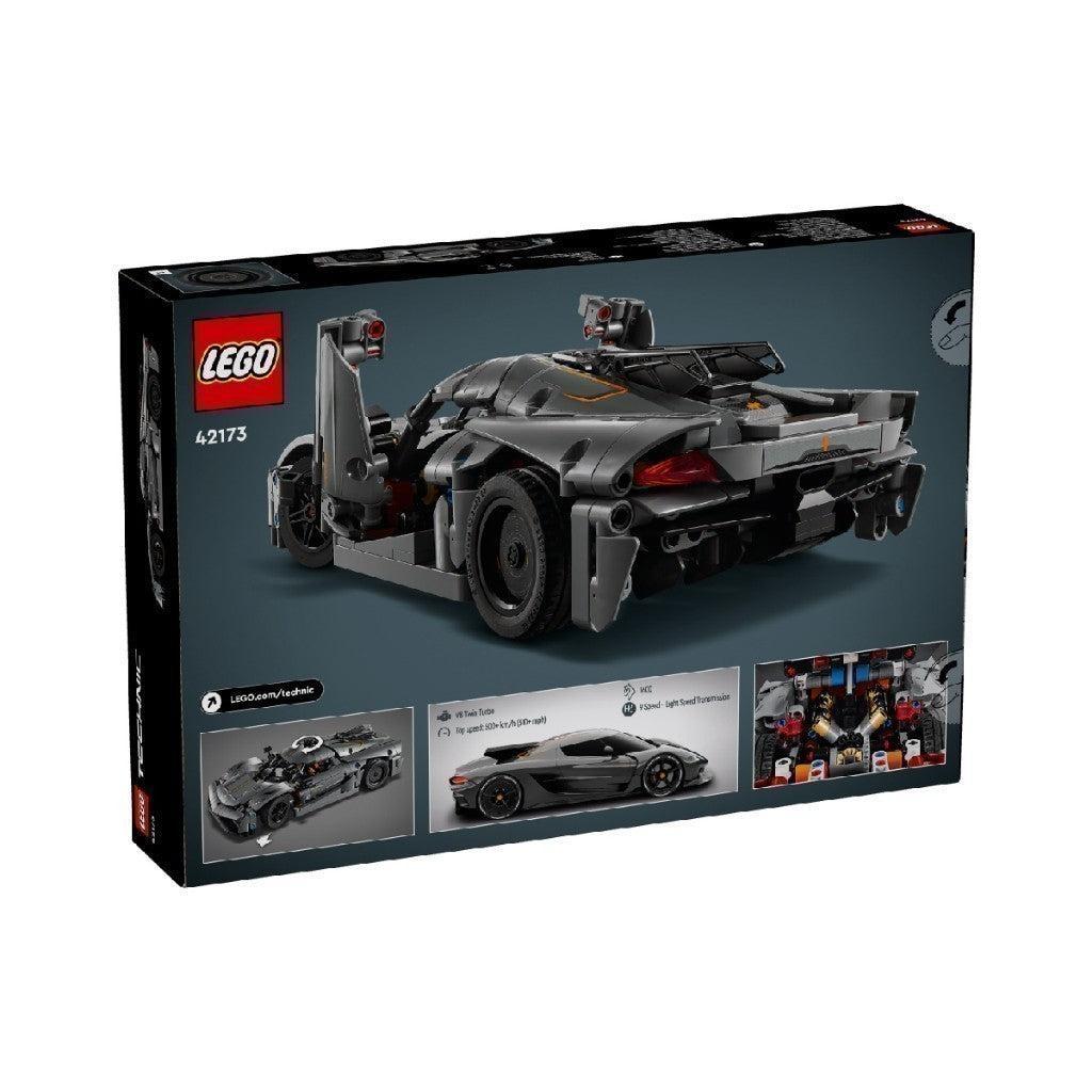 LEGO TECHNIC 42173 Đồ Chơi Lắp Ráp Xe Thể Thao Koenigsegg Jesko Absolut Màu Xám (801 Chi Tiết)