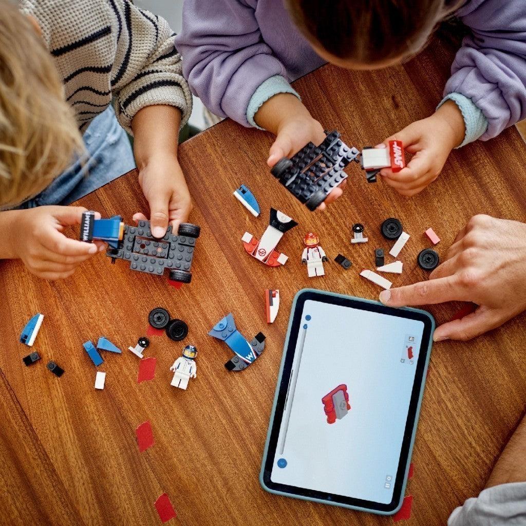 LEGO CITY 60464 Đồ Chơi Lắp Ráp Trạm Đua Xe F1 (92 Chi Tiết)