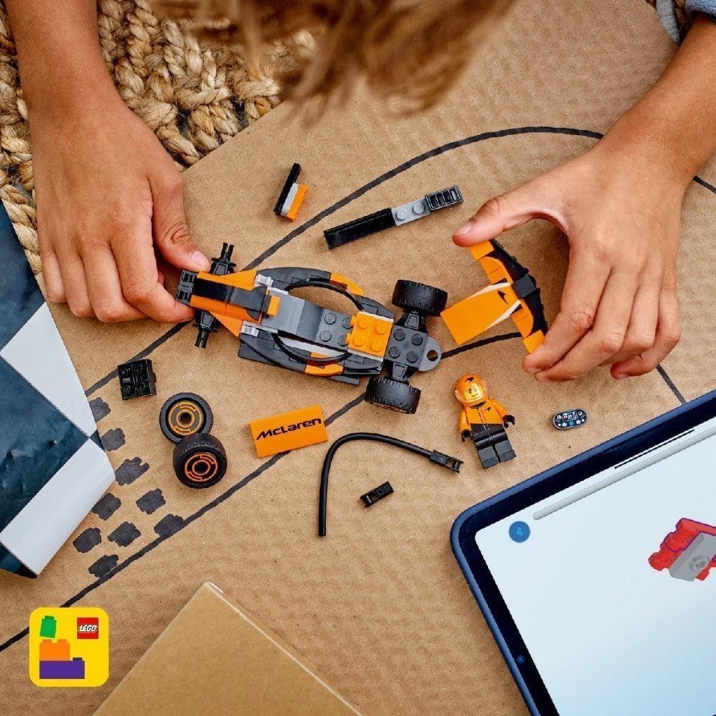 LEGO CITY 60442 Đồ Chơi Lắp Ráp Xe Đua F1 (86 chi tiết)