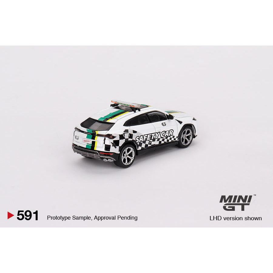 [HÀNG CÓ SẴN] Mocus Mô hình xe Mini GT 1:64 Lamborghini Urus 2022 Macau GP Official Safety Car 591