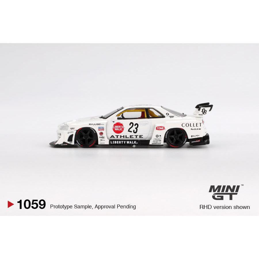 [HÀNG CÓ SẴN] Mocus Mô hình xe Mini GT 1:64 Nissan LB-ER34 Super Silhouette ATHLETE/COLLET 1059