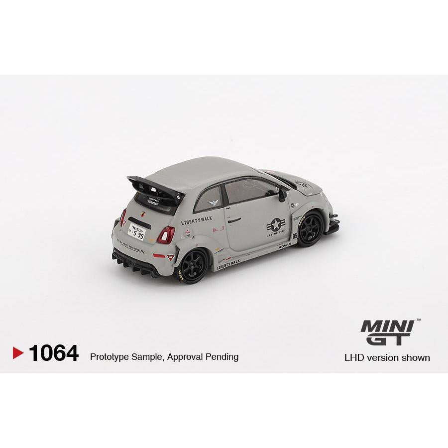 [HÀNG CÓ SẴN] Mocus Mô hình xe Mini GT 1:64 Abarth 595 LB-WORKS x Abas Works Fighters 1064