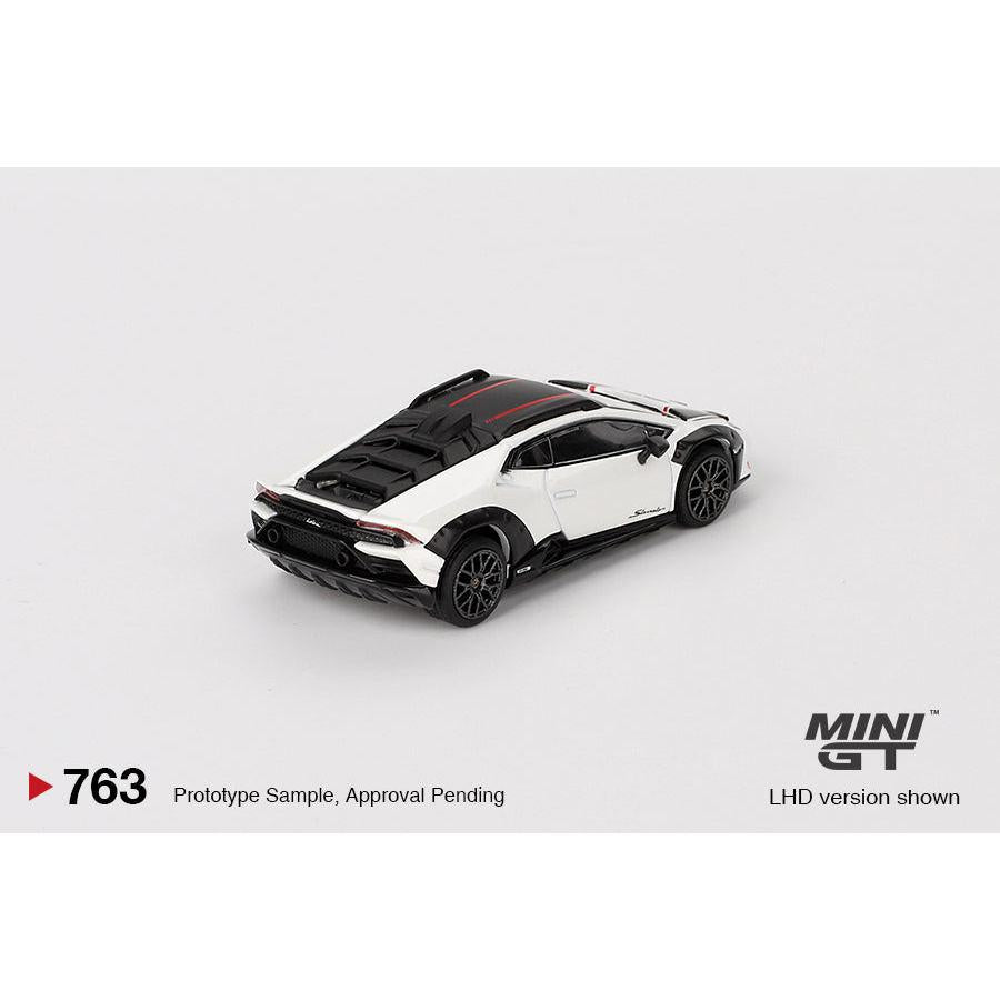 [HÀNG CÓ SẴN] Mocus Mô hình xe Mini GT 1:64 Lamborghini Huracán Sterrato Bianco Asopo 763
