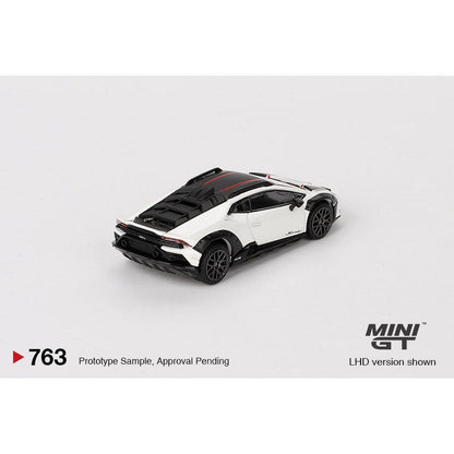 [HÀNG CÓ SẴN] Mocus Mô hình xe Mini GT 1:64 Lamborghini Huracán Sterrato Bianco Asopo 763