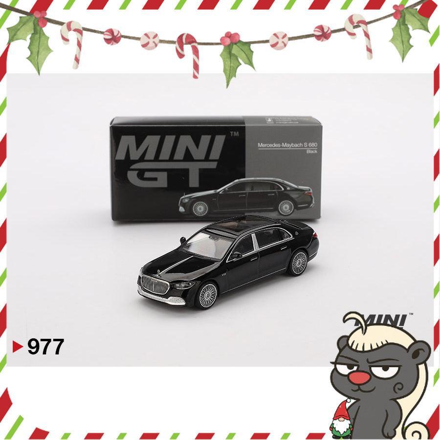 [HÀNG CÓ SẴN] Mocus Mô hình xe Mini GT 1:64 Mercedes-Maybach S 680 Black 977