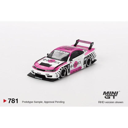 [HÀNG CÓ SẴN] Mocus Mô hình xe Mini GT 1:64 Nissan LB-Super Silhouette S15 SILVIA Auto Finesse SEMA 2023 781
