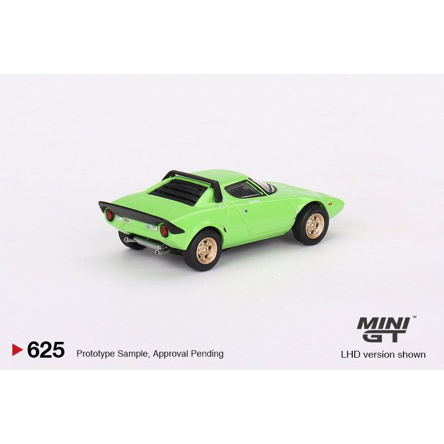 [HÀNG CÓ SẴN] Mocus Mô hình xe Mini GT 1:64 Lancia Stratos HF Stradale Verde Chiaro 625