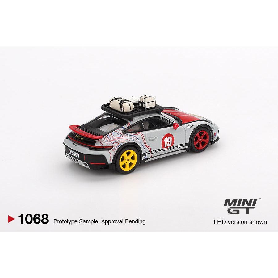 [HÀNG CÓ SẴN] Mocus Mô hình xe Mini GT 1:64 Porsche 911 Dakar "Uncle Rally" 1068