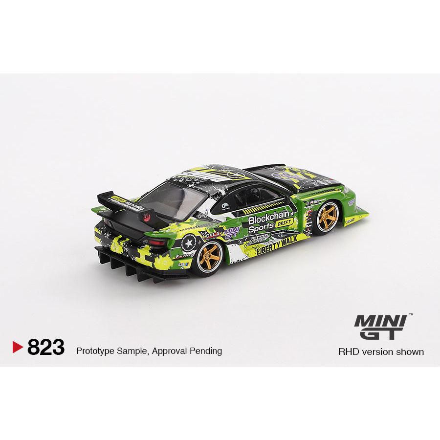 [HÀNG CÓ SẴN] Mocus Mô hình xe Mini GT 1:64 Nissan LB-Super Silhouette S15 SILVIA #555 V2 2024 Drift Japan 823