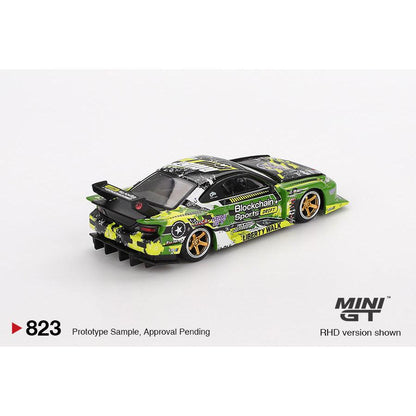 [HÀNG CÓ SẴN] Mocus Mô hình xe Mini GT 1:64 Nissan LB-Super Silhouette S15 SILVIA #555 V2 2024 Drift Japan 823