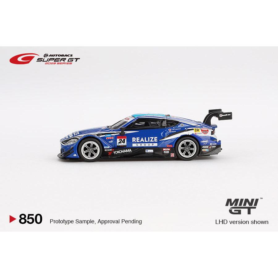 [HÀNG CÓ SẴN] Mocus Mô hình xe Mini GT 1:64 Nissan Z GT500 #24 "REALIZE CORPORTATION ADVAN Z" 2023 850