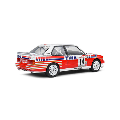 Mô hình xe Solido 1/18 BMW E30 M3 – Belgium Procar – 1993 – #14 Duez