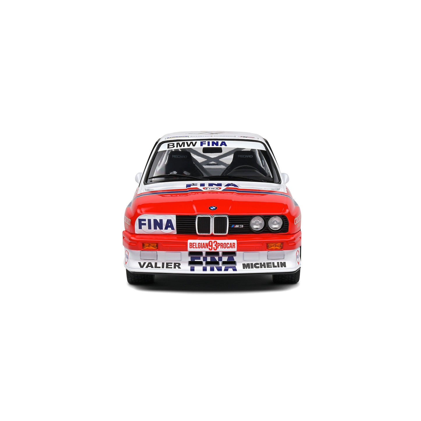 Mô hình xe Solido 1/18 BMW E30 M3 – Belgium Procar – 1993 – #14 Duez