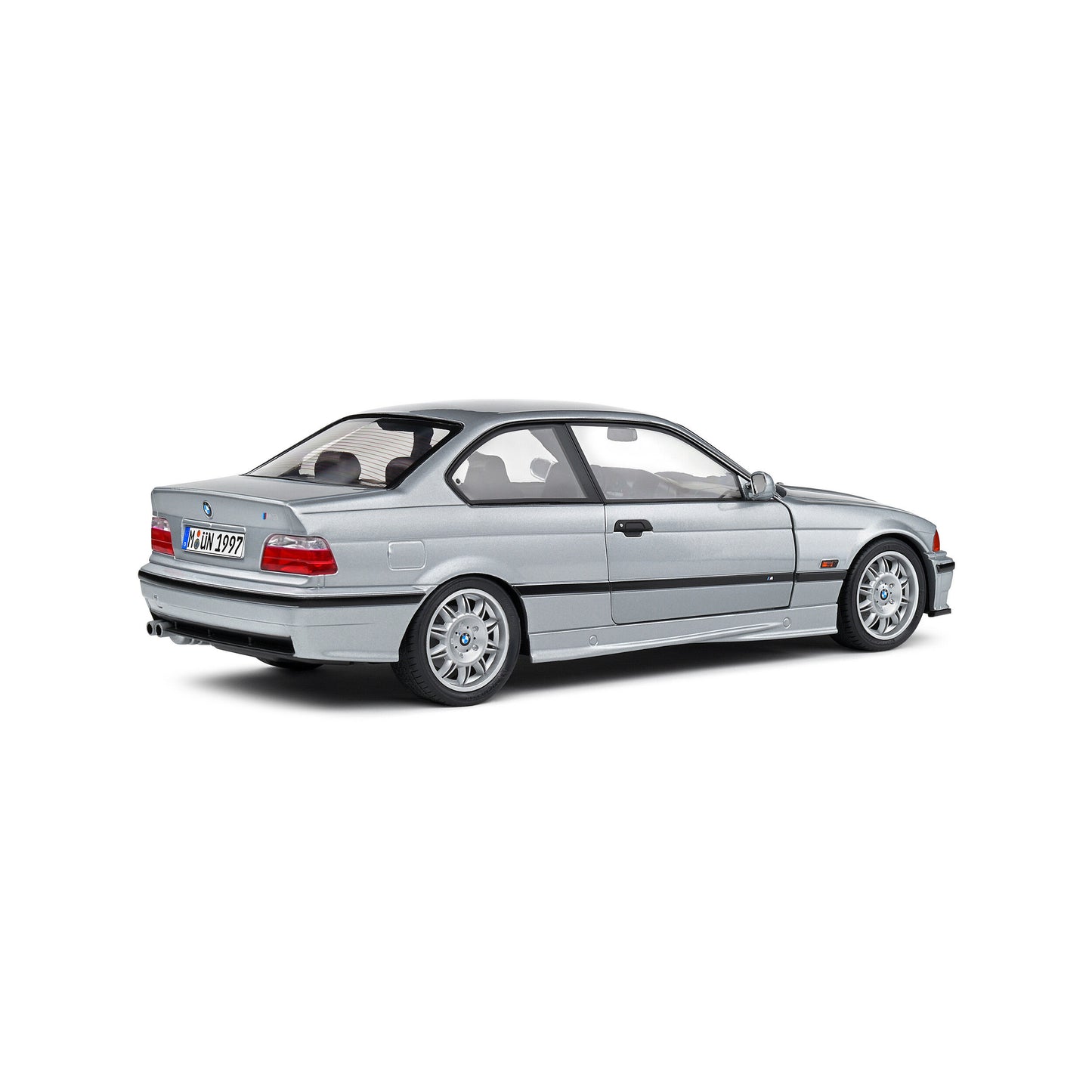 Mô hình xe Solido 1/18 BMW E36 M3 Coupé – Artic Silver – 1990
