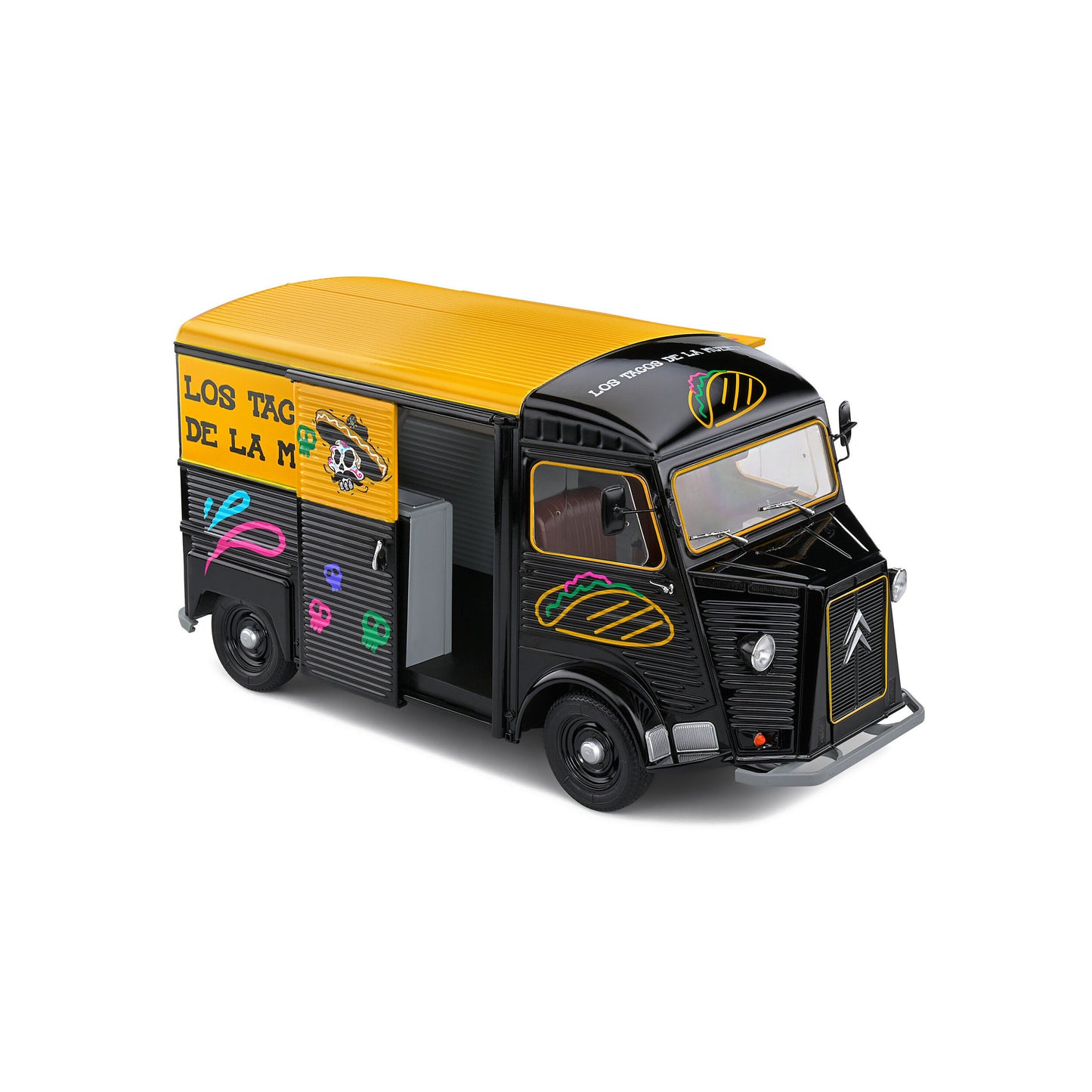 Mô hình xe Solido 1/18 Citroën TYPE HY Los Tacos de la Muerte – 1969