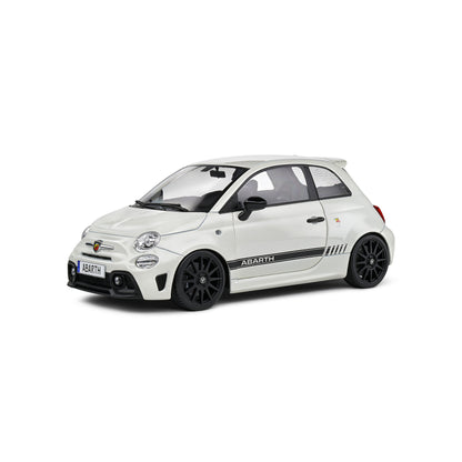 Mô hình xe Solido 1/18 Fiat F595 Abarth – Ghiaccio White – 2022