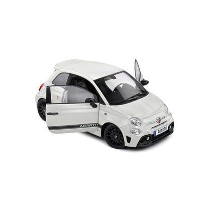 Mô hình xe Solido 1/18 Fiat F595 Abarth – Ghiaccio White – 2022