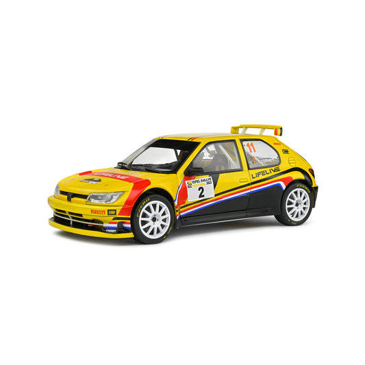 Mô hình xe Solido 1/18 Peugeot 306 Maxi – Eifel Rallye Festival – 2022 – #2 T.Neuville/A.Cornet