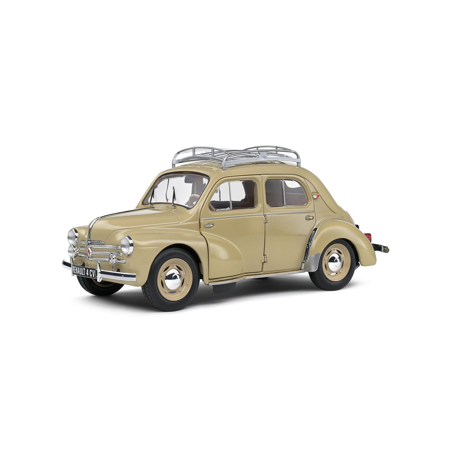 Mô hình xe Solido 1/18 Renault 4CV – Beige Tourterelle – 1956