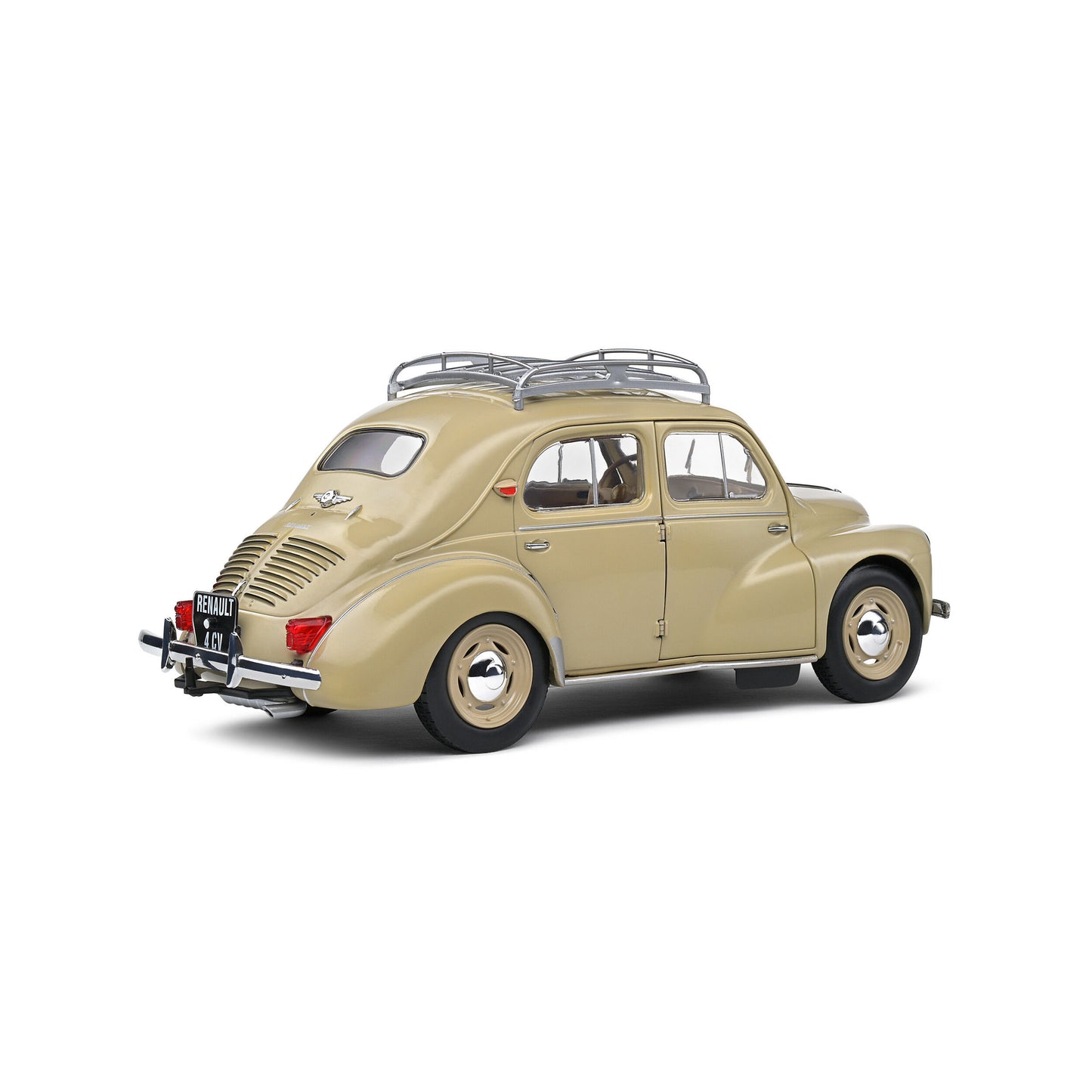 Mô hình xe Solido 1/18 Renault 4CV – Beige Tourterelle – 1956