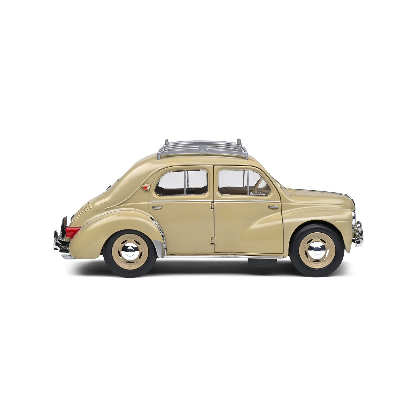 Mô hình xe Solido 1/18 Renault 4CV – Beige Tourterelle – 1956