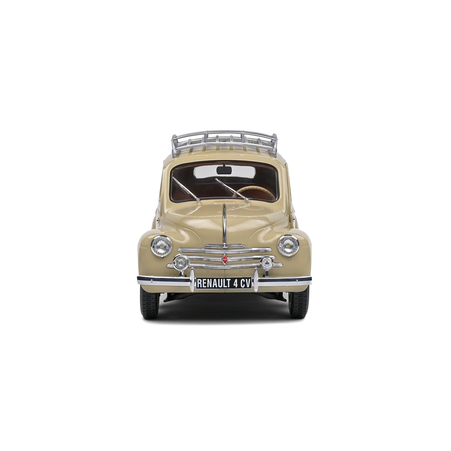 Mô hình xe Solido 1/18 Renault 4CV – Beige Tourterelle – 1956