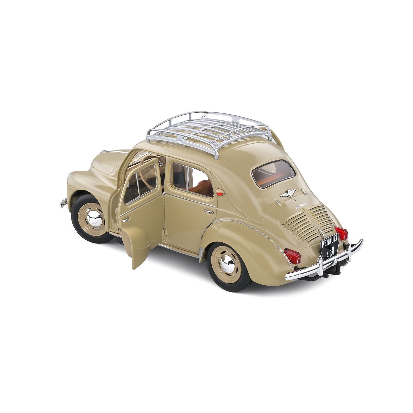 Mô hình xe Solido 1/18 Renault 4CV – Beige Tourterelle – 1956