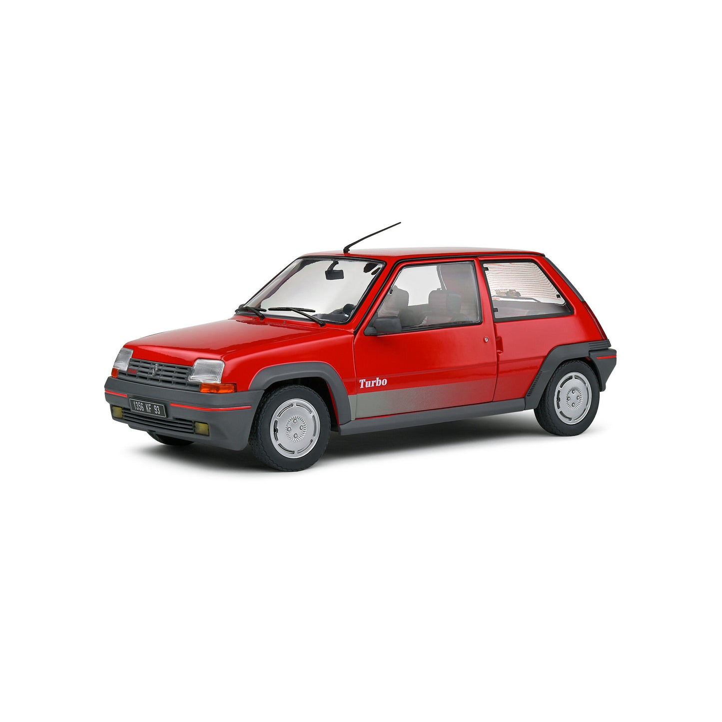 Mô hình xe Solido 1/18 Renault 5 GT TURBO MK1 – Rouge Vif – 1985