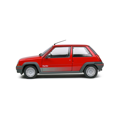 Mô hình xe Solido 1/18 Renault 5 GT TURBO MK1 – Rouge Vif – 1985