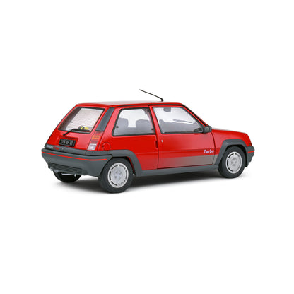 Mô hình xe Solido 1/18 Renault 5 GT TURBO MK1 – Rouge Vif – 1985