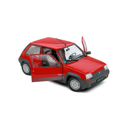 Mô hình xe Solido 1/18 Renault 5 GT TURBO MK1 – Rouge Vif – 1985