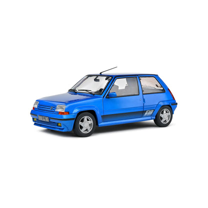 Mô hình xe Solido 1/18 Renault 5 GT TURBO MK2 – Bleu Lumiere – 1989