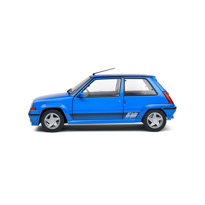 Mô hình xe Solido 1/18 Renault 5 GT TURBO MK2 – Bleu Lumiere – 1989