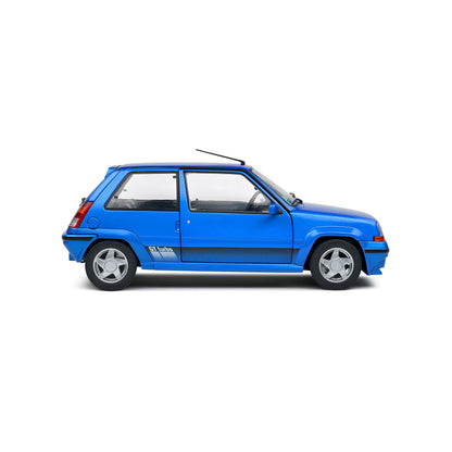 Mô hình xe Solido 1/18 Renault 5 GT TURBO MK2 – Bleu Lumiere – 1989