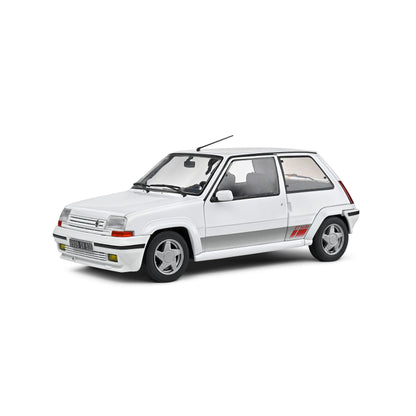 Mô hình xe Solido 1/18 Renault 5 GT TURBO MK2 – Givre Nacre – 1989