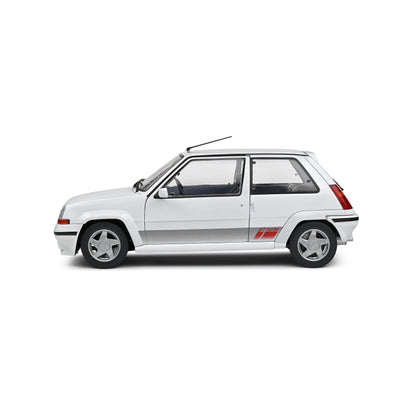 Mô hình xe Solido 1/18 Renault 5 GT TURBO MK2 – Givre Nacre – 1989